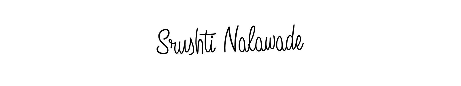 How to make Srushti Nalawade signature? Angelique-Rose-font-FFP is a professional autograph style. Create handwritten signature for Srushti Nalawade name. Srushti Nalawade signature style 5 images and pictures png