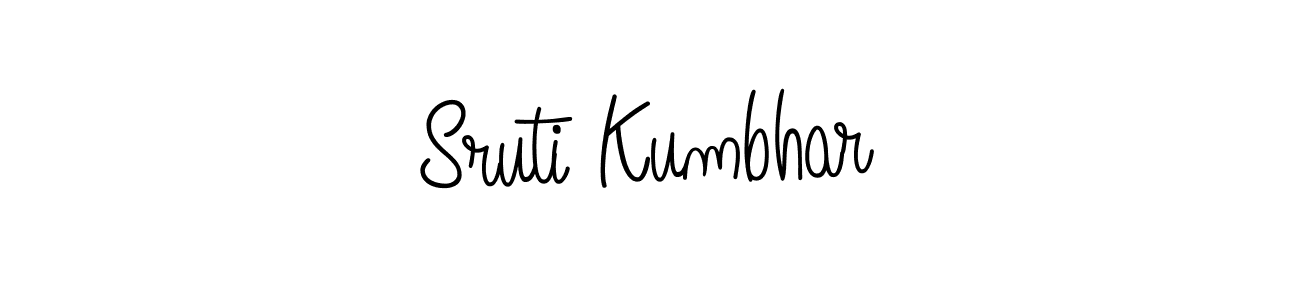 Sruti Kumbhar stylish signature style. Best Handwritten Sign (Angelique-Rose-font-FFP) for my name. Handwritten Signature Collection Ideas for my name Sruti Kumbhar. Sruti Kumbhar signature style 5 images and pictures png