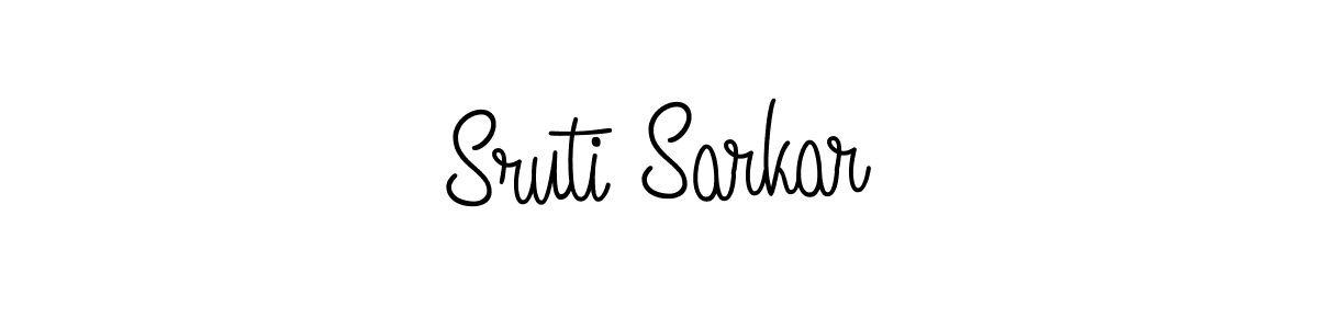 Create a beautiful signature design for name Sruti Sarkar. With this signature (Angelique-Rose-font-FFP) fonts, you can make a handwritten signature for free. Sruti Sarkar signature style 5 images and pictures png