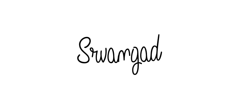 Use a signature maker to create a handwritten signature online. With this signature software, you can design (Angelique-Rose-font-FFP) your own signature for name Srvangad. Srvangad signature style 5 images and pictures png
