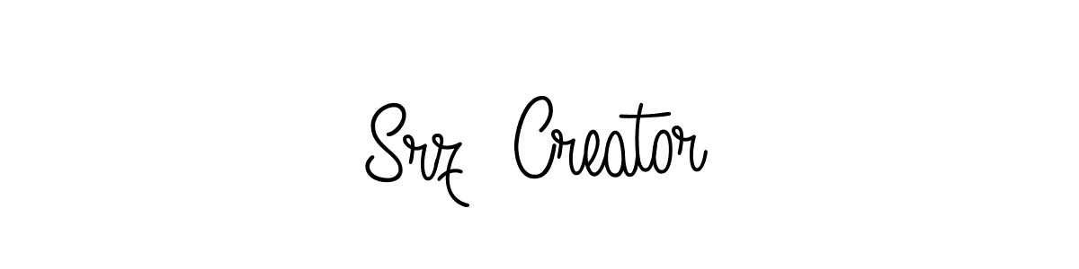 How to make Srz  Creator signature? Angelique-Rose-font-FFP is a professional autograph style. Create handwritten signature for Srz  Creator name. Srz  Creator signature style 5 images and pictures png