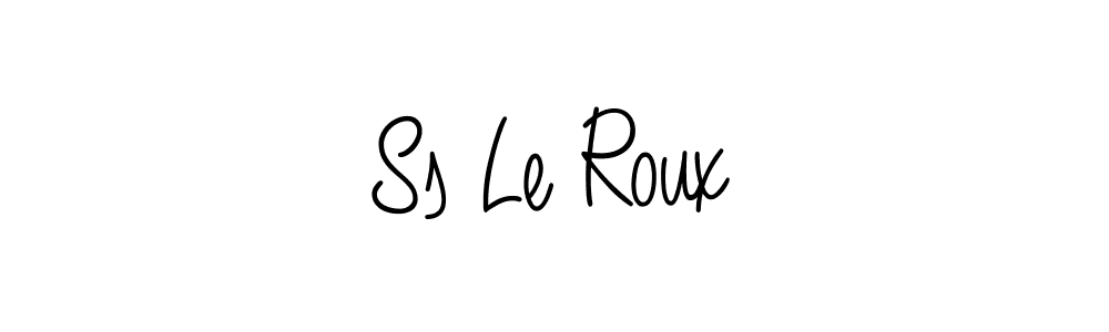 The best way (Angelique-Rose-font-FFP) to make a short signature is to pick only two or three words in your name. The name Ss Le Roux include a total of six letters. For converting this name. Ss Le Roux signature style 5 images and pictures png