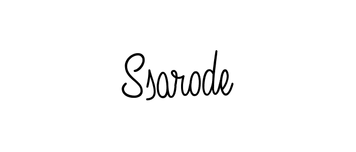 The best way (Angelique-Rose-font-FFP) to make a short signature is to pick only two or three words in your name. The name Ssarode include a total of six letters. For converting this name. Ssarode signature style 5 images and pictures png