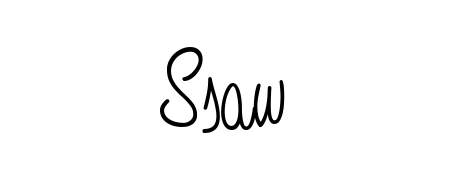 A modern signature idea for name Ssaw using Angelique-Rose-font-FFP font. Clean strokes and elegant curves make it stand out instantly. Ssaw signature style 5 images and pictures png
