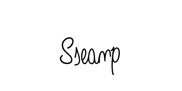 Make a beautiful signature design for name Sseanp. With this signature (Angelique-Rose-font-FFP) style, you can create a handwritten signature for free. Sseanp signature style 5 images and pictures png