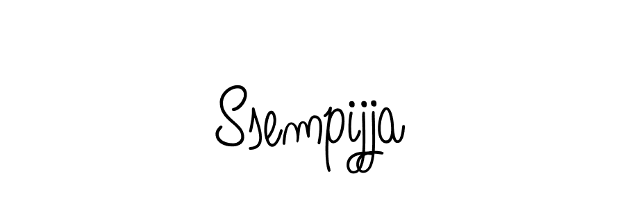 How to make Ssempijja name signature. Use Angelique-Rose-font-FFP style for creating short signs online. This is the latest handwritten sign. Ssempijja signature style 5 images and pictures png