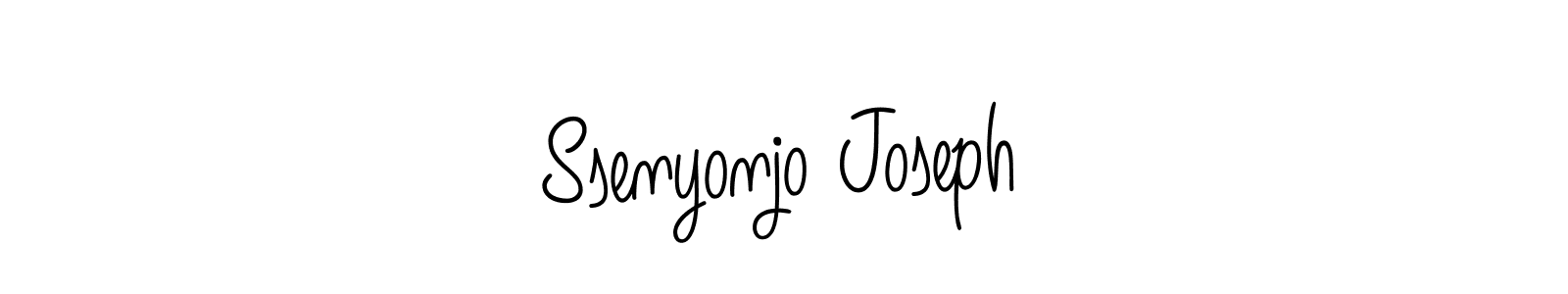 Make a beautiful signature design for name Ssenyonjo Joseph. With this signature (Angelique-Rose-font-FFP) style, you can create a handwritten signature for free. Ssenyonjo Joseph signature style 5 images and pictures png