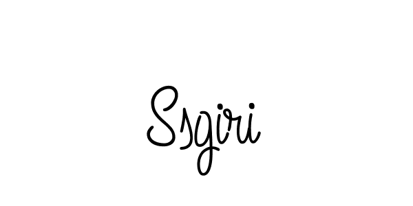 Make a beautiful signature design for name Ssgiri. With this signature (Angelique-Rose-font-FFP) style, you can create a handwritten signature for free. Ssgiri signature style 5 images and pictures png