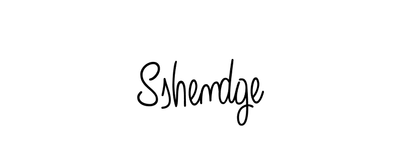 Also we have Sshendge name is the best signature style. Create professional handwritten signature collection using Angelique-Rose-font-FFP autograph style. Sshendge signature style 5 images and pictures png