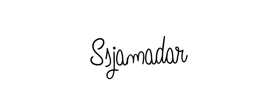 How to make Ssjamadar signature? Angelique-Rose-font-FFP is a professional autograph style. Create handwritten signature for Ssjamadar name. Ssjamadar signature style 5 images and pictures png