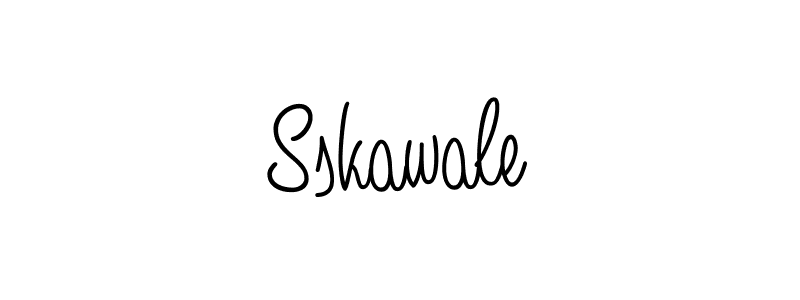 How to make Sskawale signature? Angelique-Rose-font-FFP is a professional autograph style. Create handwritten signature for Sskawale name. Sskawale signature style 5 images and pictures png