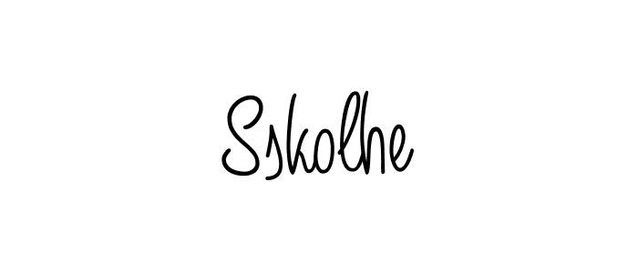 Design your own signature with our free online signature maker. With this signature software, you can create a handwritten (Angelique-Rose-font-FFP) signature for name Sskolhe. Sskolhe signature style 5 images and pictures png