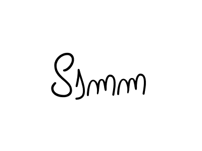 Use a signature maker to create a handwritten signature online. With this signature software, you can design (Angelique-Rose-font-FFP) your own signature for name Ssmm. Ssmm signature style 5 images and pictures png