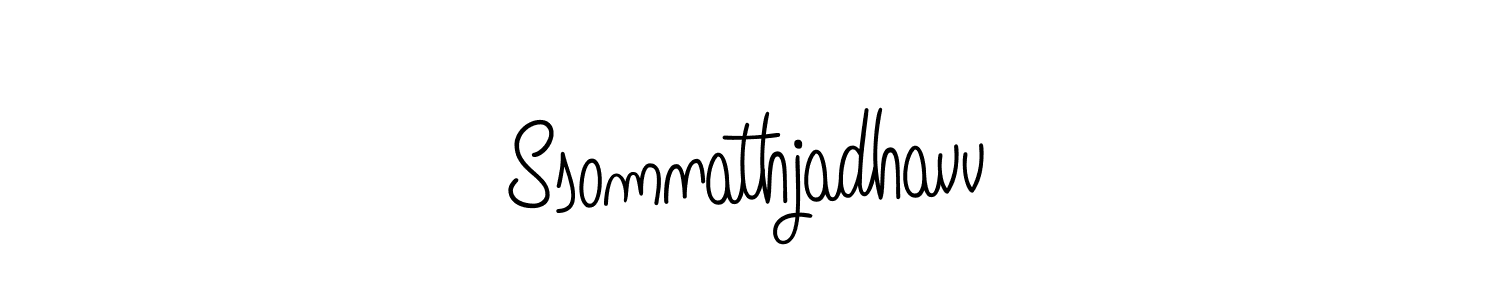 Angelique-Rose-font-FFP is a professional signature style that is perfect for those who want to add a touch of class to their signature. It is also a great choice for those who want to make their signature more unique. Get Ssomnathjadhavv name to fancy signature for free. Ssomnathjadhavv signature style 5 images and pictures png