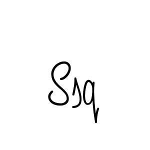 Make a beautiful signature design for name Ssq. With this signature (Angelique-Rose-font-FFP) style, you can create a handwritten signature for free. Ssq signature style 5 images and pictures png