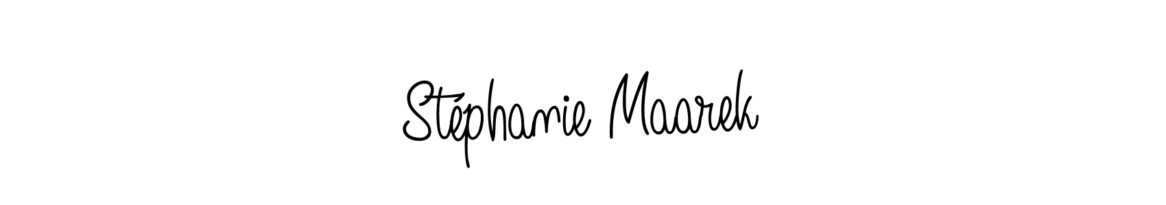 Stéphanie Maarek stylish signature style. Best Handwritten Sign (Angelique-Rose-font-FFP) for my name. Handwritten Signature Collection Ideas for my name Stéphanie Maarek. Stéphanie Maarek signature style 5 images and pictures png