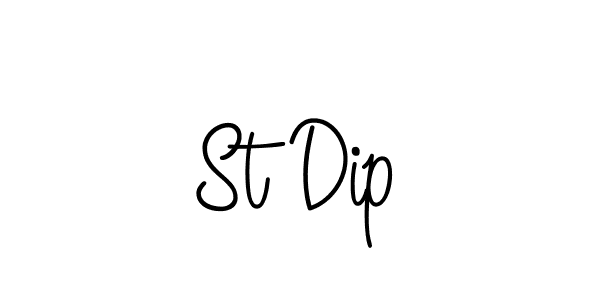 Here are the top 10 professional signature styles for the name St Dip. These are the best autograph styles you can use for your name. St Dip signature style 5 images and pictures png