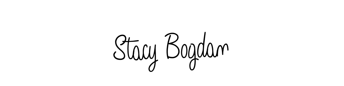 Also we have Stacy Bogdan name is the best signature style. Create professional handwritten signature collection using Angelique-Rose-font-FFP autograph style. Stacy Bogdan signature style 5 images and pictures png