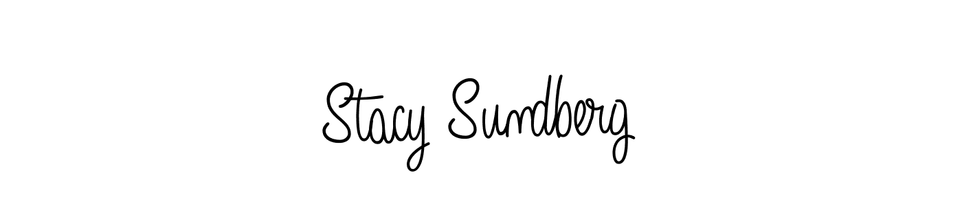 Create a beautiful signature design for name Stacy Sundberg. With this signature (Angelique-Rose-font-FFP) fonts, you can make a handwritten signature for free. Stacy Sundberg signature style 5 images and pictures png