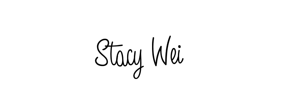 if you are searching for the best signature style for your name Stacy Wei. so please give up your signature search. here we have designed multiple signature styles  using Angelique-Rose-font-FFP. Stacy Wei signature style 5 images and pictures png