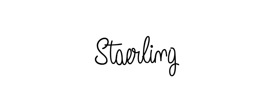 Staerling stylish signature style. Best Handwritten Sign (Angelique-Rose-font-FFP) for my name. Handwritten Signature Collection Ideas for my name Staerling. Staerling signature style 5 images and pictures png