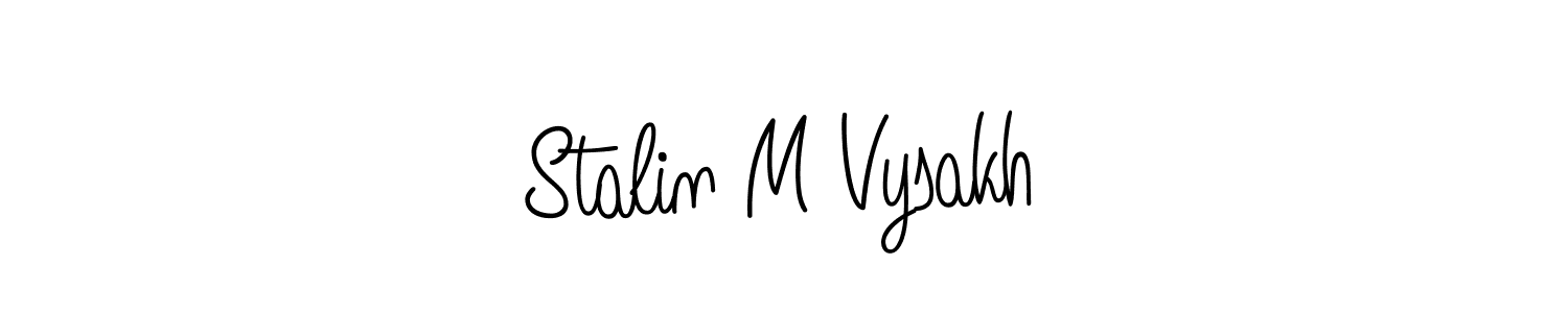 Similarly Angelique-Rose-font-FFP is the best handwritten signature design. Signature creator online .You can use it as an online autograph creator for name Stalin M Vysakh. Stalin M Vysakh signature style 5 images and pictures png
