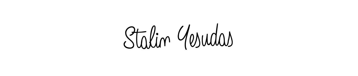 Make a beautiful signature design for name Stalin Yesudas. With this signature (Angelique-Rose-font-FFP) style, you can create a handwritten signature for free. Stalin Yesudas signature style 5 images and pictures png