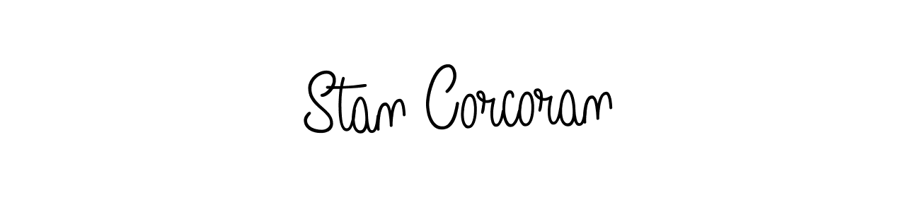 You should practise on your own different ways (Angelique-Rose-font-FFP) to write your name (Stan Corcoran) in signature. don't let someone else do it for you. Stan Corcoran signature style 5 images and pictures png