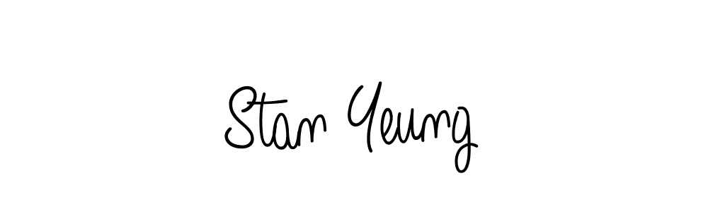 The best way (Angelique-Rose-font-FFP) to make a short signature is to pick only two or three words in your name. The name Stan Yeung include a total of six letters. For converting this name. Stan Yeung signature style 5 images and pictures png