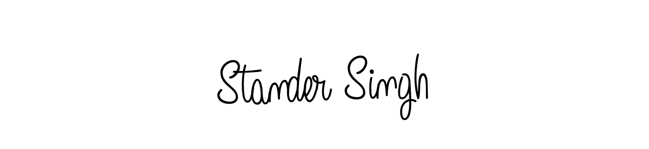 Once you've used our free online signature maker to create your best signature Angelique-Rose-font-FFP style, it's time to enjoy all of the benefits that Stander Singh name signing documents. Stander Singh signature style 5 images and pictures png