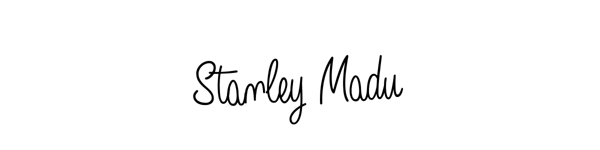 Check out images of Autograph of Stanley Madu name. Actor Stanley Madu Signature Style. Angelique-Rose-font-FFP is a professional sign style online. Stanley Madu signature style 5 images and pictures png