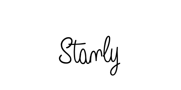 Design your own signature with our free online signature maker. With this signature software, you can create a handwritten (Angelique-Rose-font-FFP) signature for name Stanly. Stanly signature style 5 images and pictures png