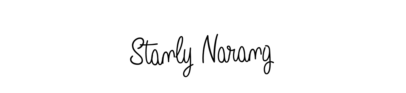 Stanly Narang stylish signature style. Best Handwritten Sign (Angelique-Rose-font-FFP) for my name. Handwritten Signature Collection Ideas for my name Stanly Narang. Stanly Narang signature style 5 images and pictures png