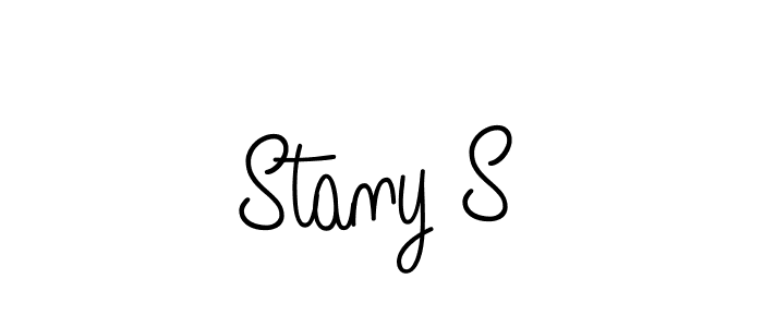 Best and Professional Signature Style for Stany S. Angelique-Rose-font-FFP Best Signature Style Collection. Stany S signature style 5 images and pictures png