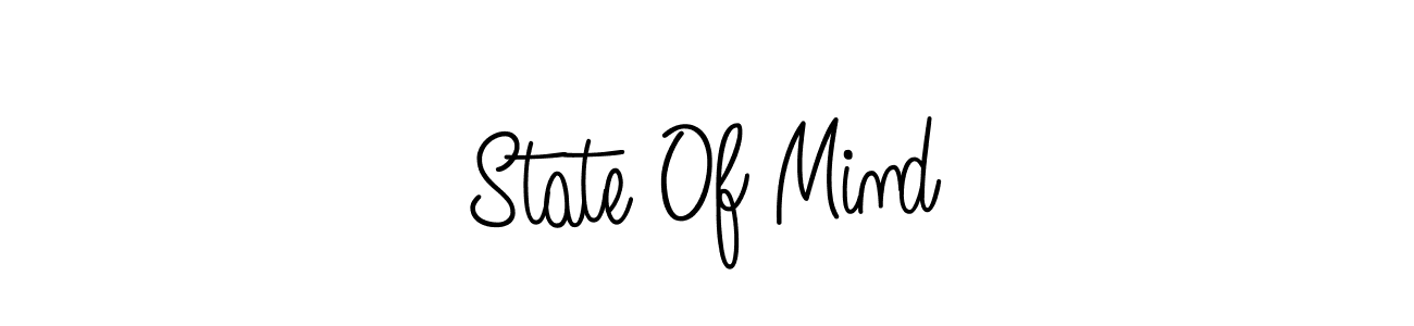 How to Draw State Of Mind signature style? Angelique-Rose-font-FFP is a latest design signature styles for name State Of Mind. State Of Mind signature style 5 images and pictures png