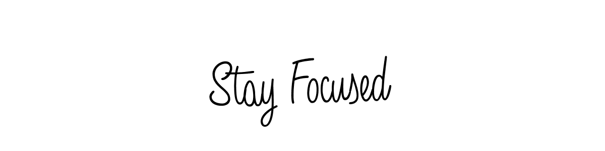 The best way (Angelique-Rose-font-FFP) to make a short signature is to pick only two or three words in your name. The name Stay Focused include a total of six letters. For converting this name. Stay Focused signature style 5 images and pictures png