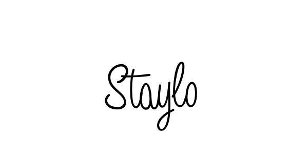 Staylo stylish signature style. Best Handwritten Sign (Angelique-Rose-font-FFP) for my name. Handwritten Signature Collection Ideas for my name Staylo. Staylo signature style 5 images and pictures png