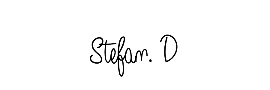 Make a beautiful signature design for name Stefan. D. With this signature (Angelique-Rose-font-FFP) style, you can create a handwritten signature for free. Stefan. D signature style 5 images and pictures png