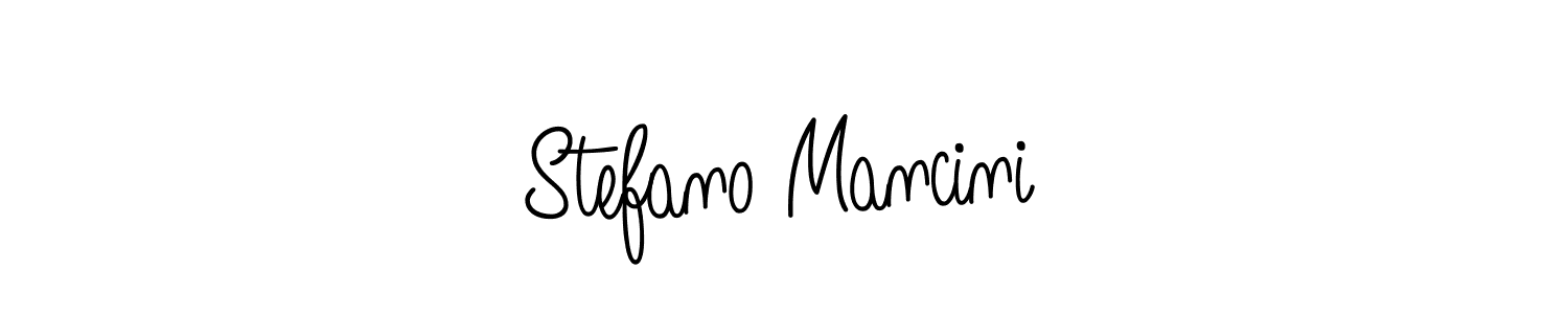 How to make Stefano Mancini name signature. Use Angelique-Rose-font-FFP style for creating short signs online. This is the latest handwritten sign. Stefano Mancini signature style 5 images and pictures png