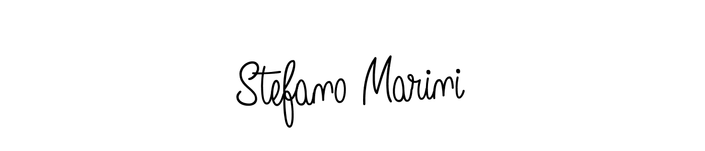 Create a beautiful signature design for name Stefano Marini. With this signature (Angelique-Rose-font-FFP) fonts, you can make a handwritten signature for free. Stefano Marini signature style 5 images and pictures png