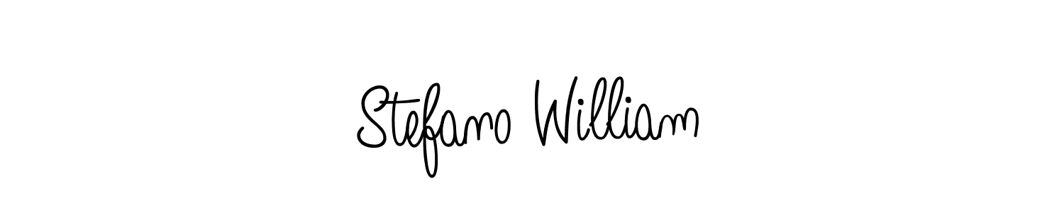 Angelique-Rose-font-FFP is a professional signature style that is perfect for those who want to add a touch of class to their signature. It is also a great choice for those who want to make their signature more unique. Get Stefano William name to fancy signature for free. Stefano William signature style 5 images and pictures png