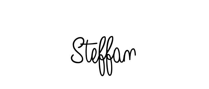 Design your own signature with our free online signature maker. With this signature software, you can create a handwritten (Angelique-Rose-font-FFP) signature for name Steffan. Steffan signature style 5 images and pictures png