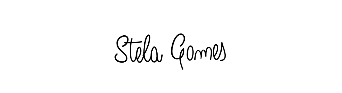 Similarly Angelique-Rose-font-FFP is the best handwritten signature design. Signature creator online .You can use it as an online autograph creator for name Stela Gomes. Stela Gomes signature style 5 images and pictures png