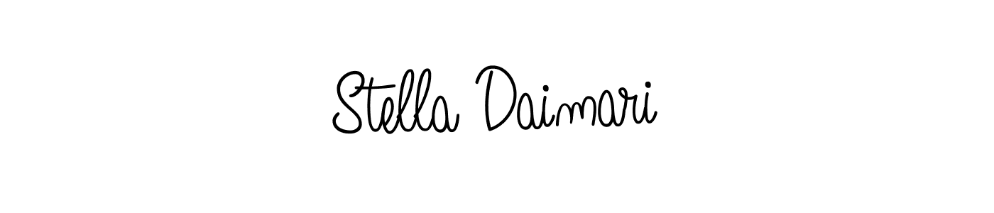 How to make Stella Daimari signature? Angelique-Rose-font-FFP is a professional autograph style. Create handwritten signature for Stella Daimari name. Stella Daimari signature style 5 images and pictures png