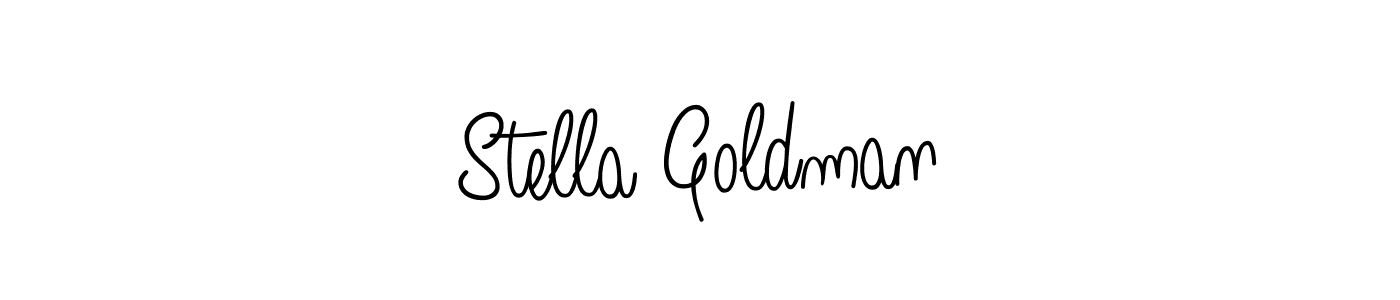 Design your own signature with our free online signature maker. With this signature software, you can create a handwritten (Angelique-Rose-font-FFP) signature for name Stella Goldman. Stella Goldman signature style 5 images and pictures png