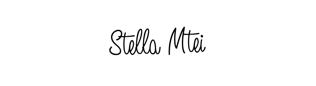 Once you've used our free online signature maker to create your best signature Angelique-Rose-font-FFP style, it's time to enjoy all of the benefits that Stella Mtei name signing documents. Stella Mtei signature style 5 images and pictures png