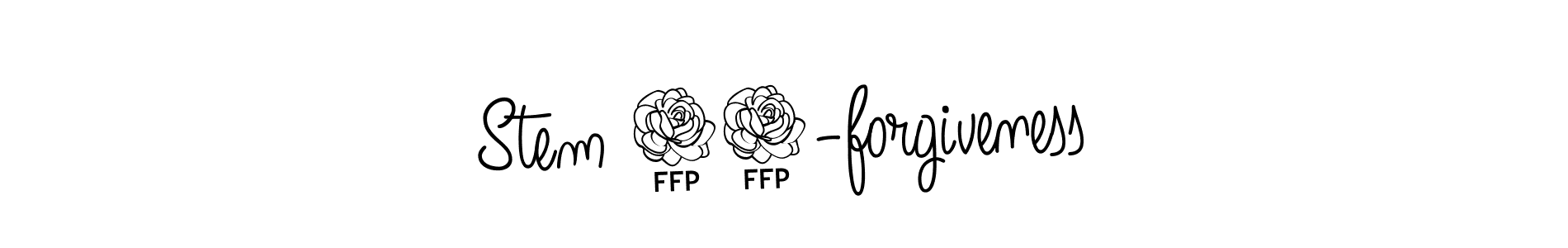 You should practise on your own different ways (Angelique-Rose-font-FFP) to write your name (Stem 11-forgiveness) in signature. don't let someone else do it for you. Stem 11-forgiveness signature style 5 images and pictures png