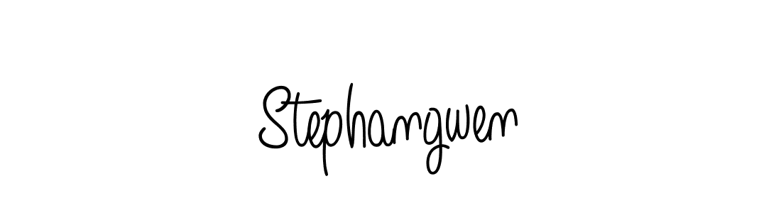 if you are searching for the best signature style for your name Stephangwen. so please give up your signature search. here we have designed multiple signature styles  using Angelique-Rose-font-FFP. Stephangwen signature style 5 images and pictures png