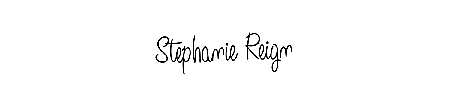 Best and Professional Signature Style for Stephanie Reign. Angelique-Rose-font-FFP Best Signature Style Collection. Stephanie Reign signature style 5 images and pictures png