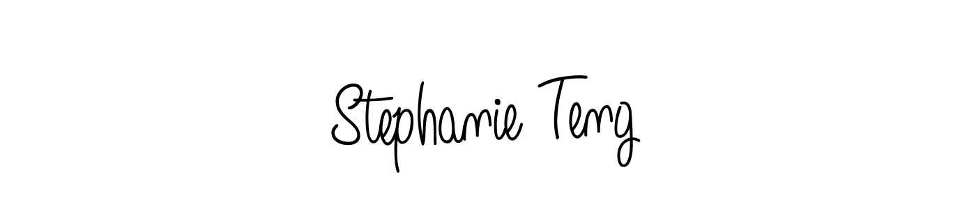 How to Draw Stephanie Teng signature style? Angelique-Rose-font-FFP is a latest design signature styles for name Stephanie Teng. Stephanie Teng signature style 5 images and pictures png